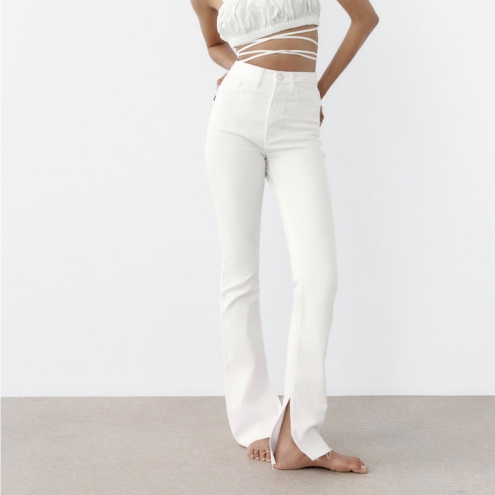 Zara high-rise slim cut jeans NWT